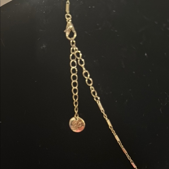 Plunder Elegant Gold Necklace with 'D' Pendant - Picture 2 of 3